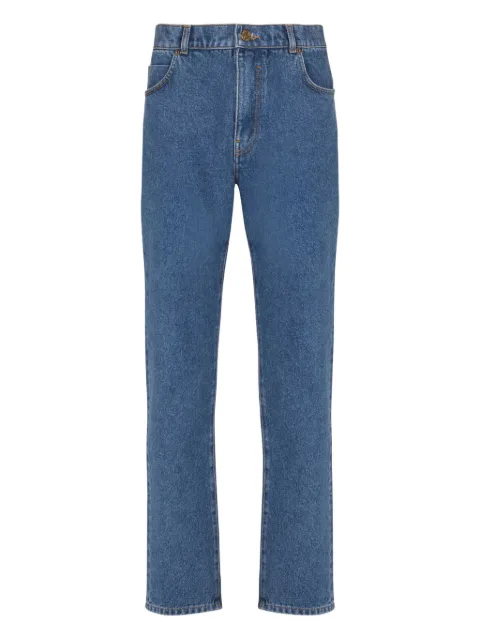 Balmain straight-cut cotton jeans