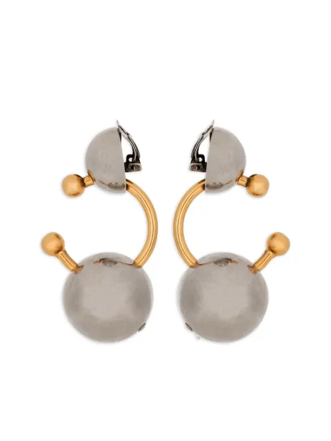 Balmain aretes con detalle de esfera