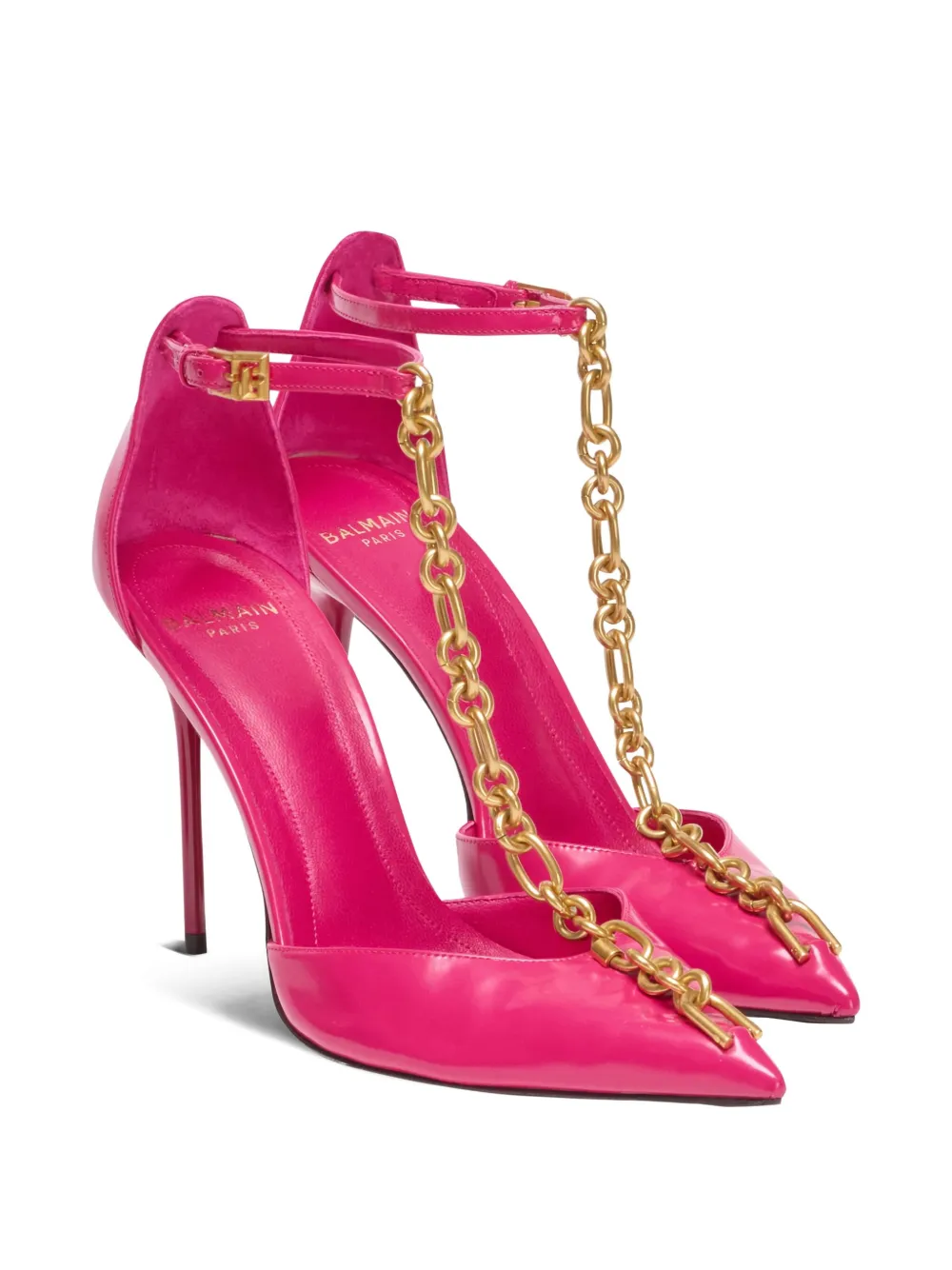 Balmain Pumps met puntige neus Roze