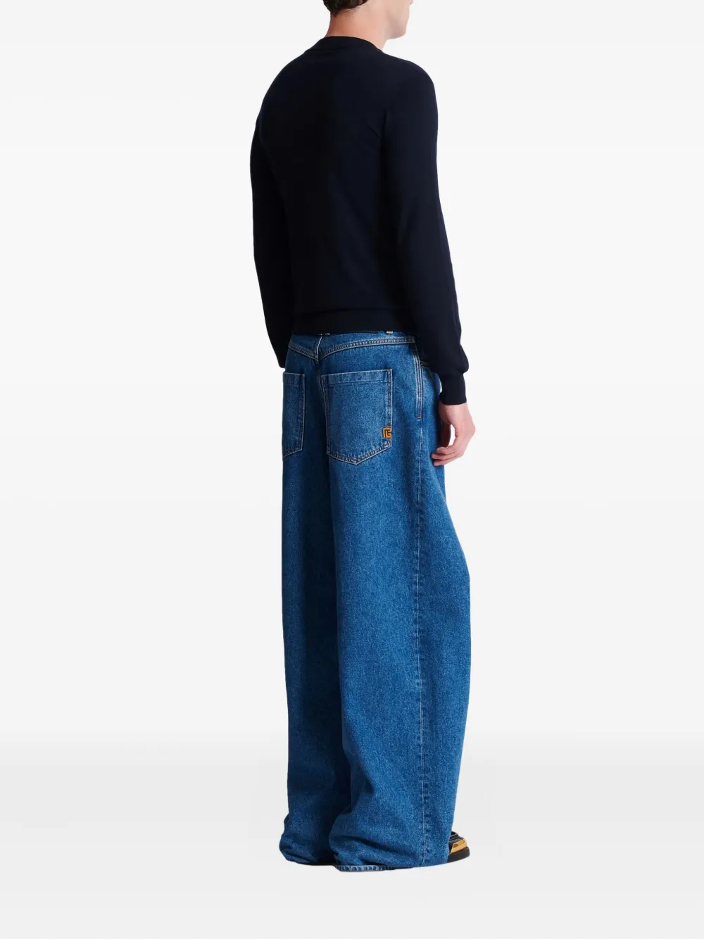 Balmain Trui met ronde hals Blauw