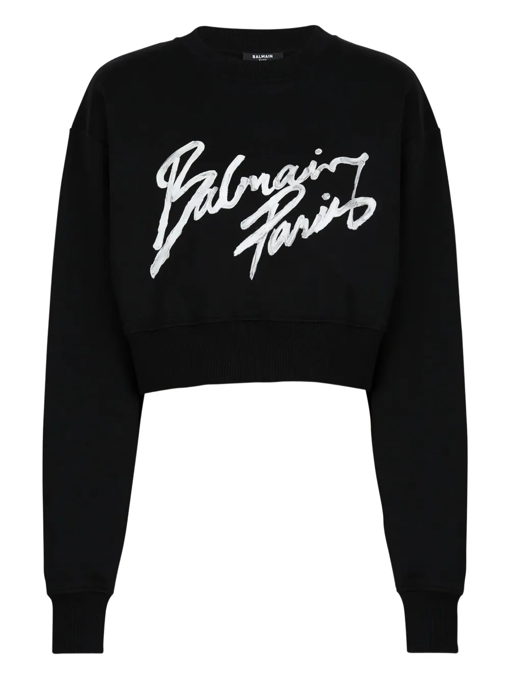 Balmain sudadera con estampado | negro | Image 1