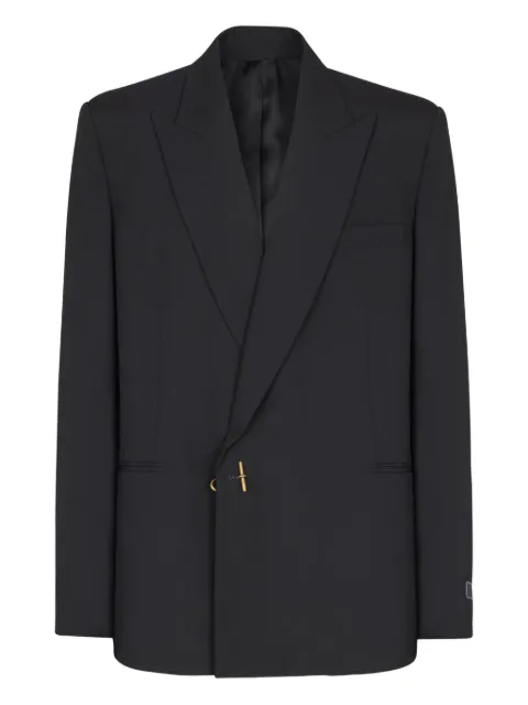 Balmain notched-lapel wool blazer 