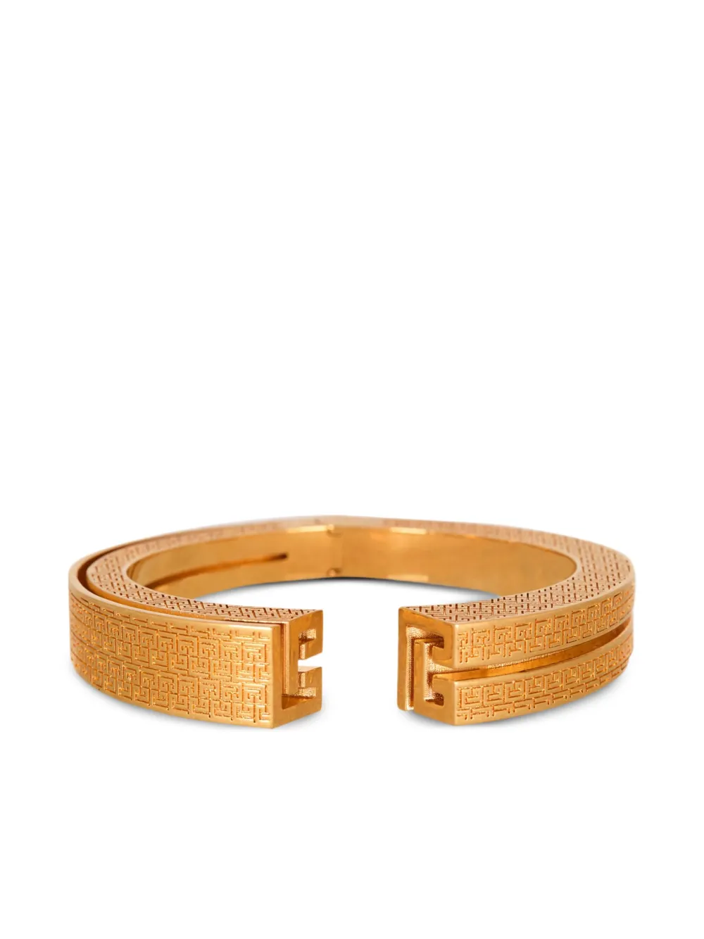 Balmain Pb-monogram Bangle In Gold