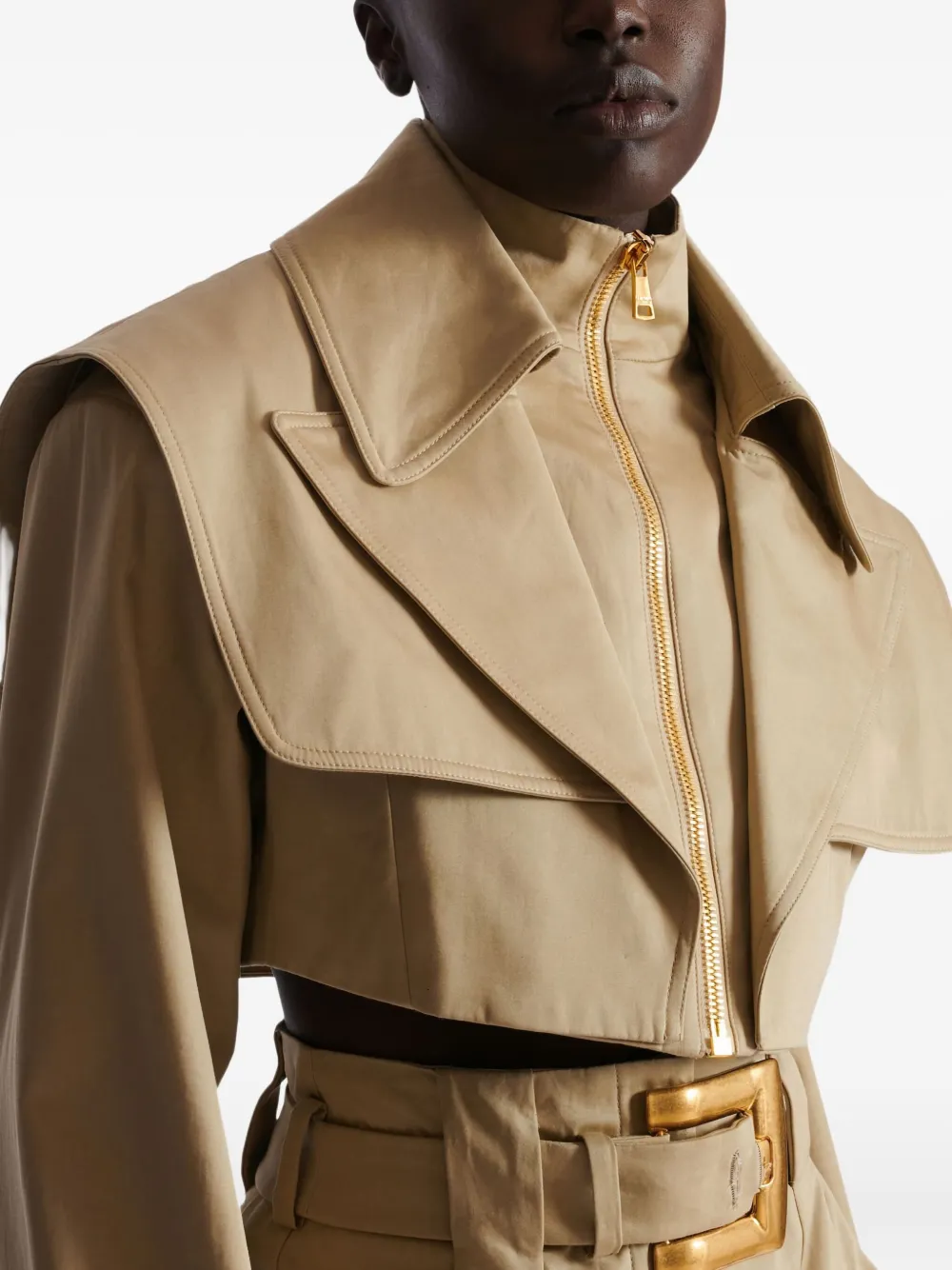 Balmain Cropped jack Beige