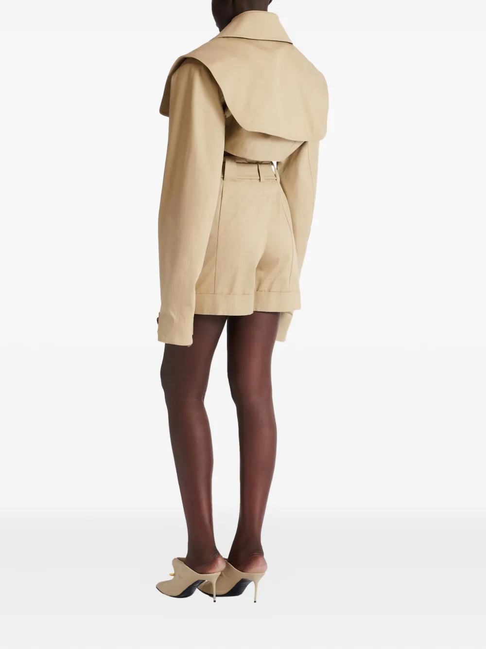 Balmain Cropped jack Beige