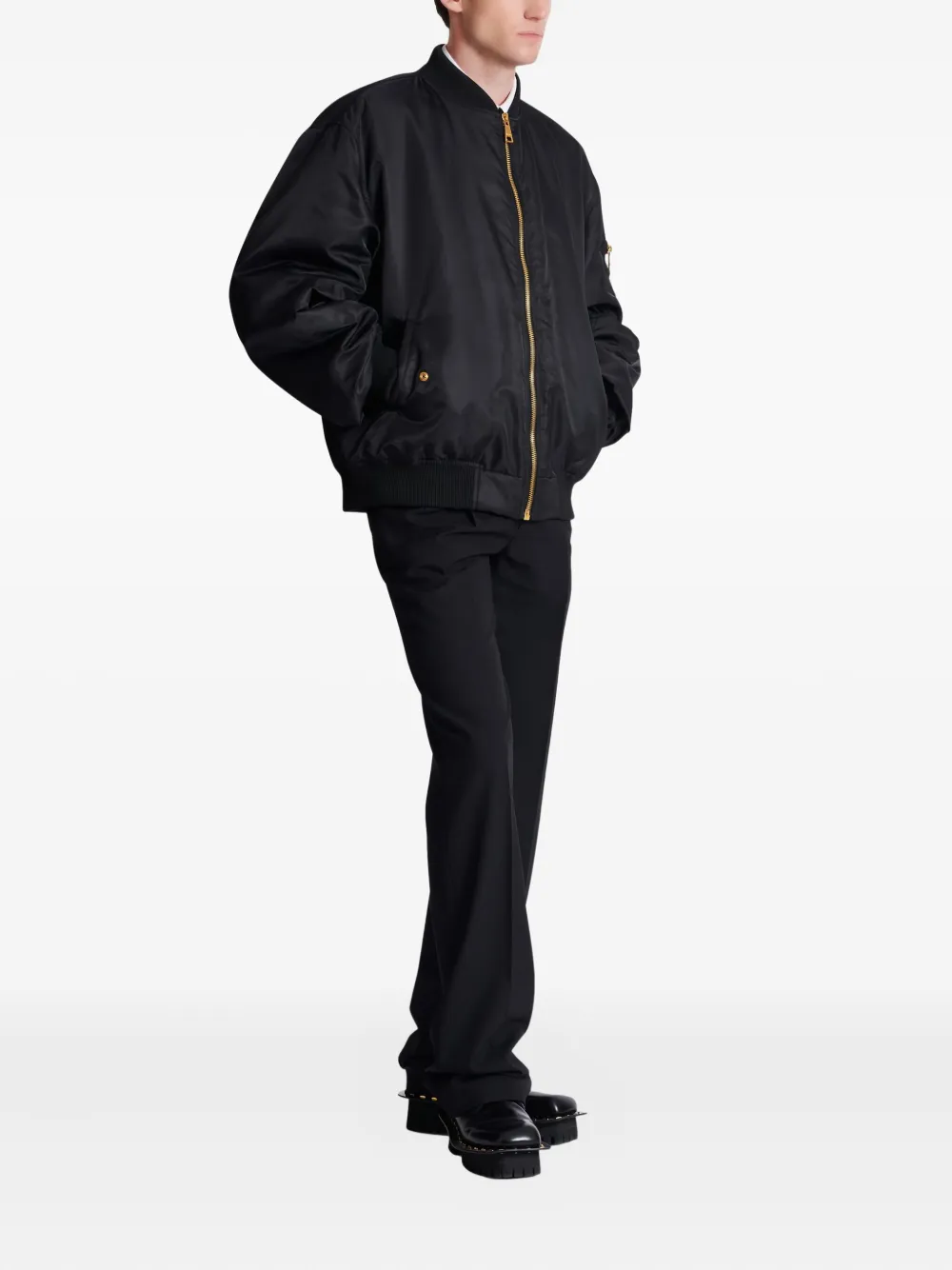  Balmain Flap-pockets Bomber Jacket - Black 