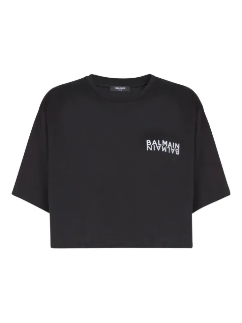 Balmain print-detail T-shirt