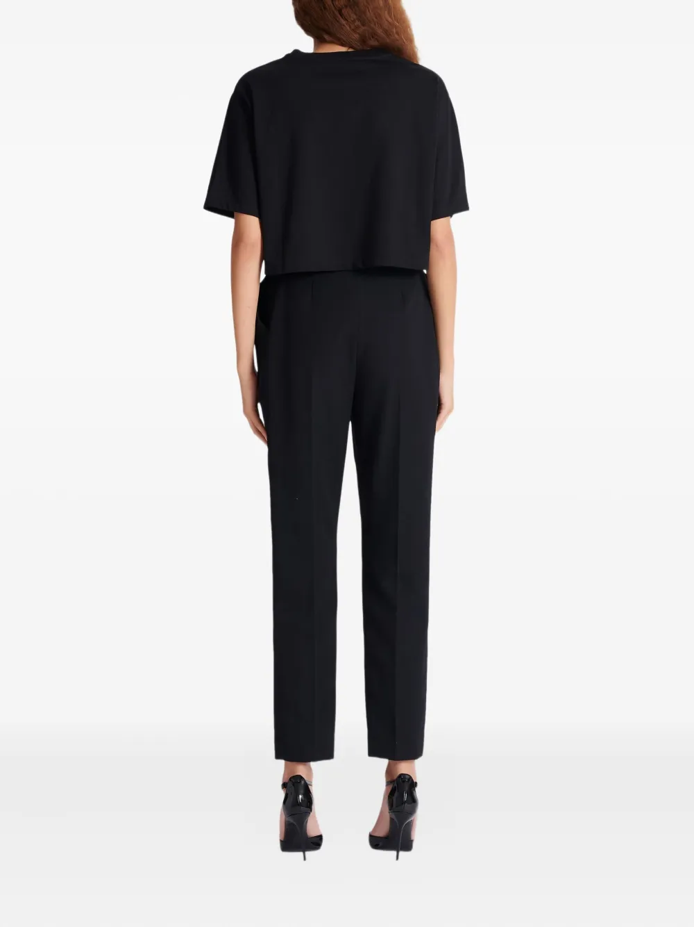Balmain T-shirt met print Zwart