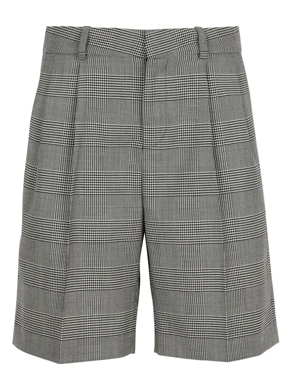 Balmain Shorts a quadri - Grigio