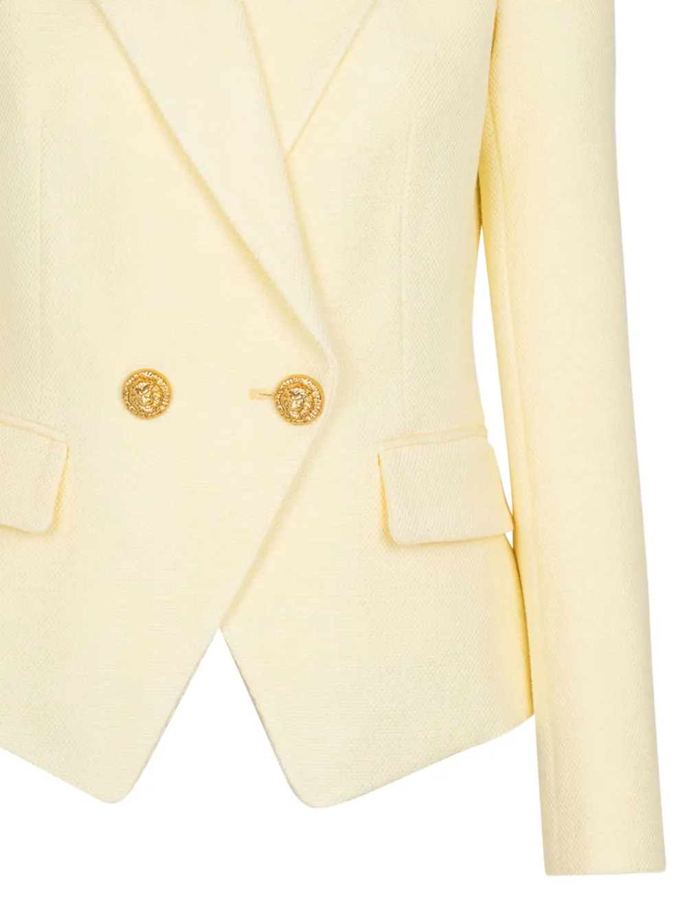  Balmain Double-button Blazer - Yellow 