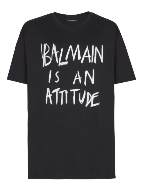 Balmain printed T-shirt