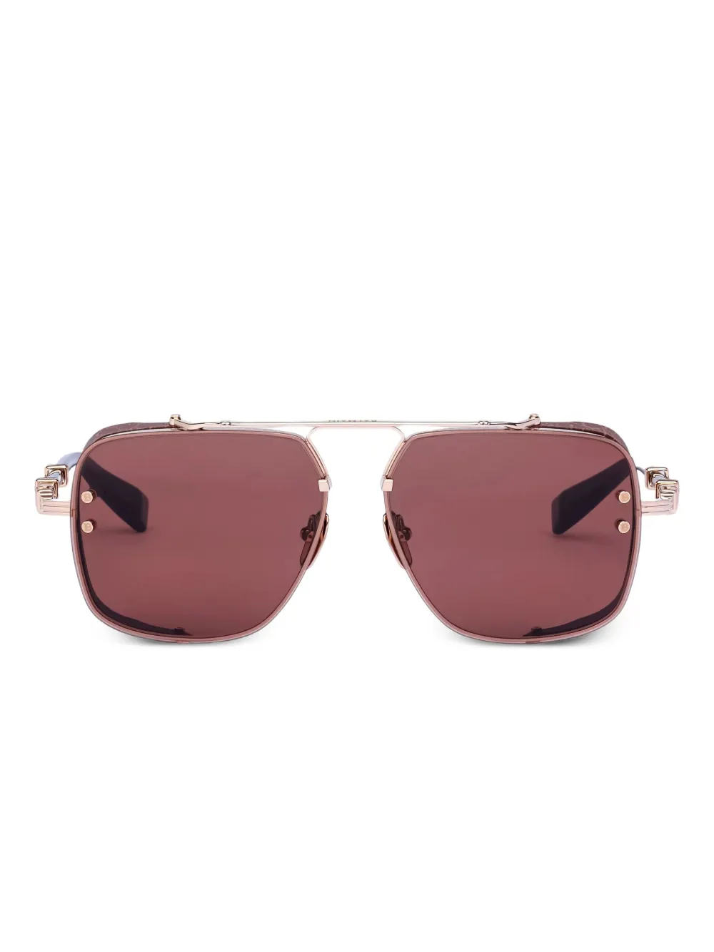 Balmain Eyewear Legend pilot-frame sunglasses | Brown | Image 1