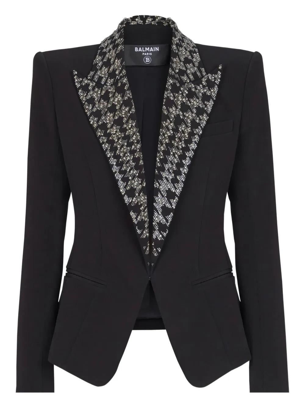 Balmain embroidered button blazer | Black | Image 1