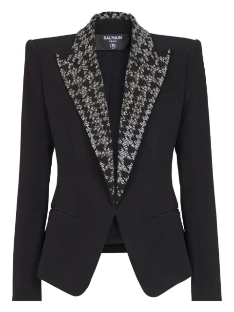 Balmain embroidered button blazer