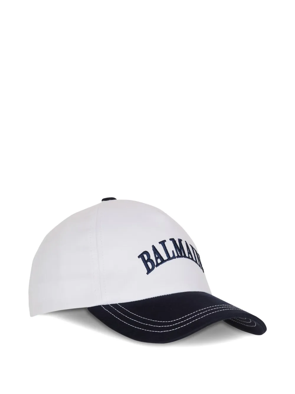 Balmain Tweekleurige pet Wit
