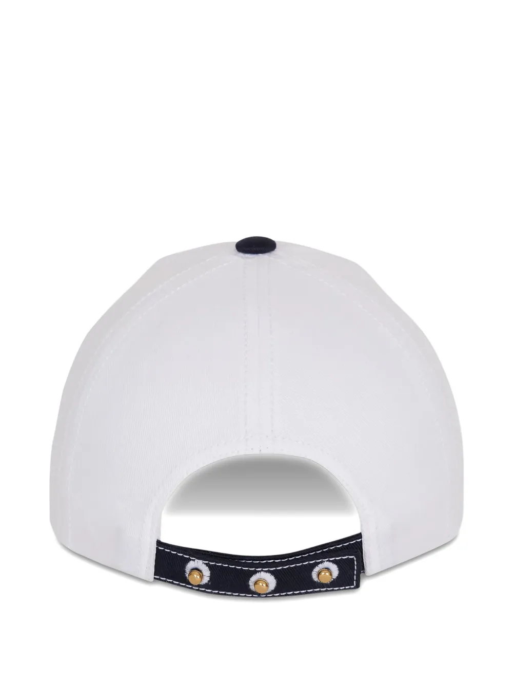 Balmain Pet met borduurwerk - Wit