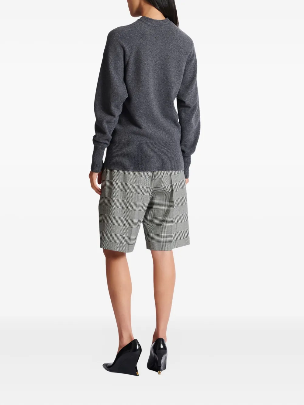 Balmain Buttoned Eco-cashmere Cardigan In Multi