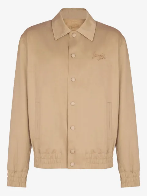 Balmain canvas bomber jacket