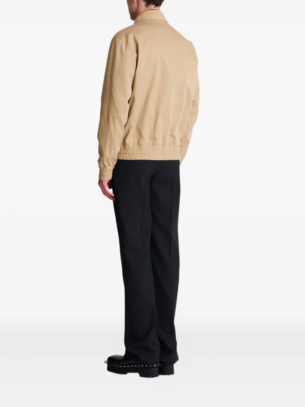 Balmain Canvas bomberjack Beige