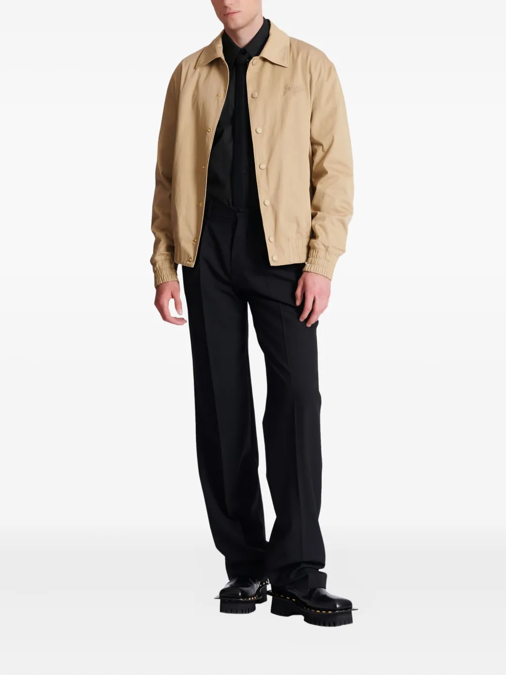 Balmain canvas bomber jacket | Bomber Jackets | Image 2