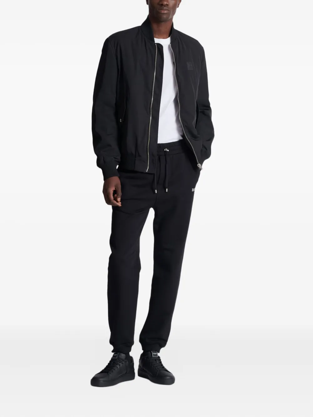 Balmain Trainingsbroek met trekkoord en logodetail Zwart