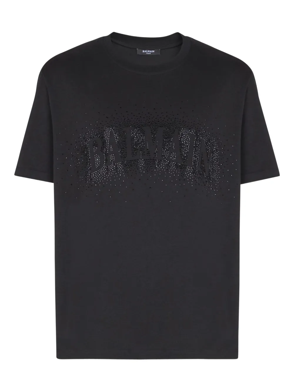 Balmain playera con detalles de cristal | negro | Image 1