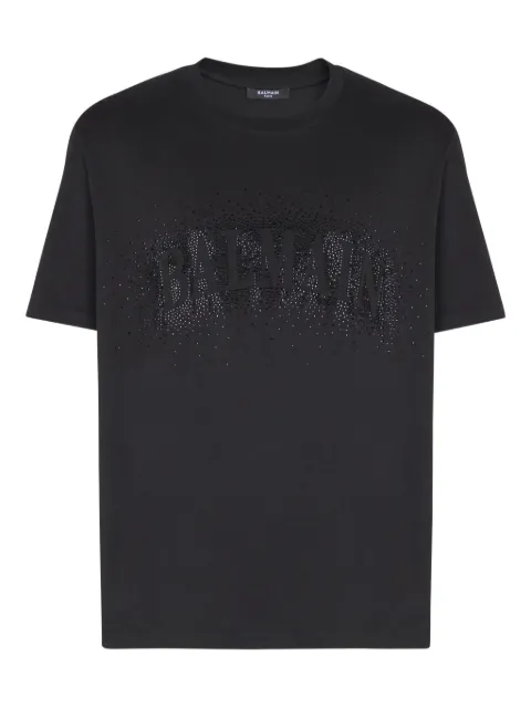 Balmain crystal-embellishment T-shirt