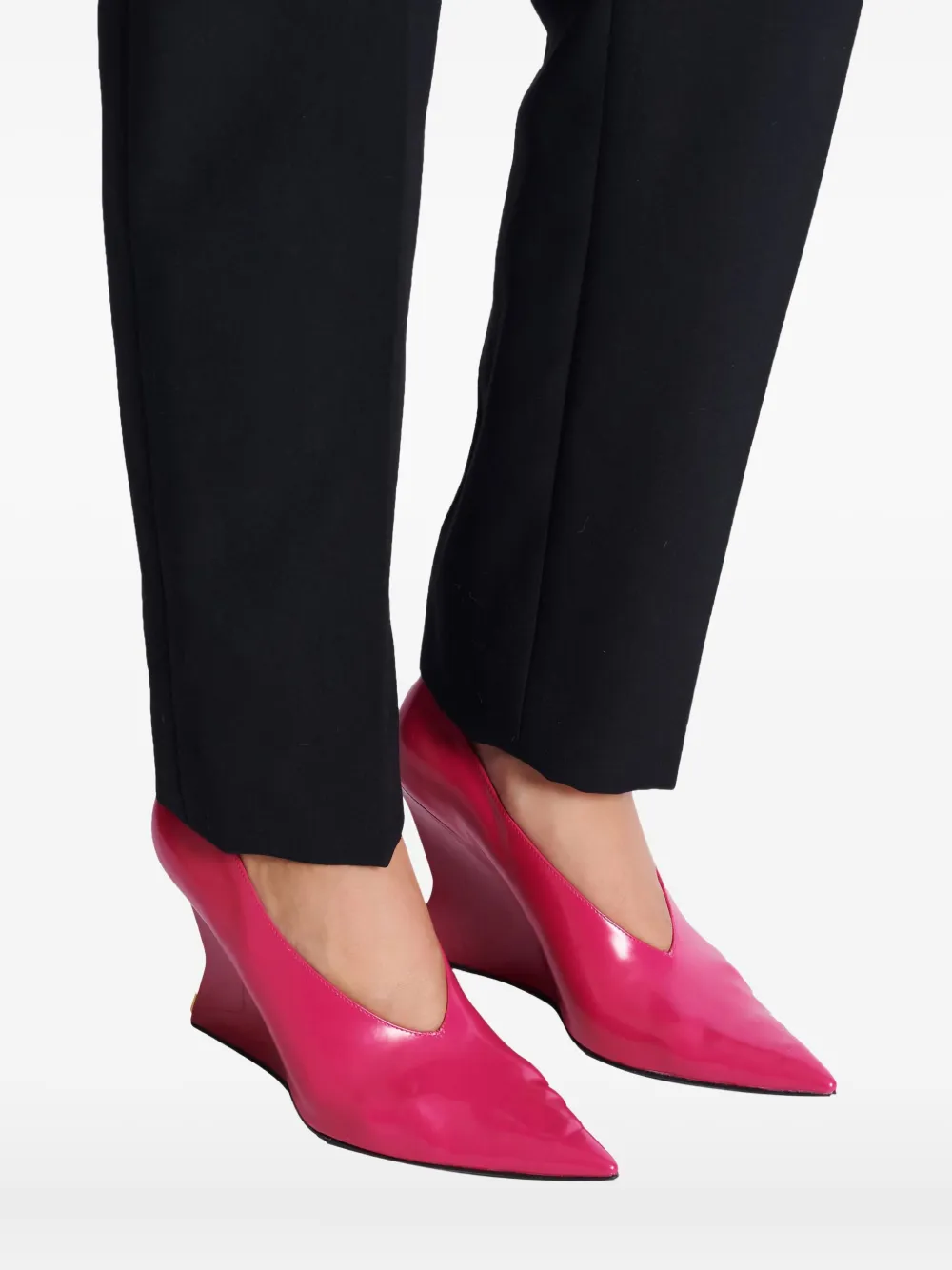 Balmain Pumps met puntige neus Roze