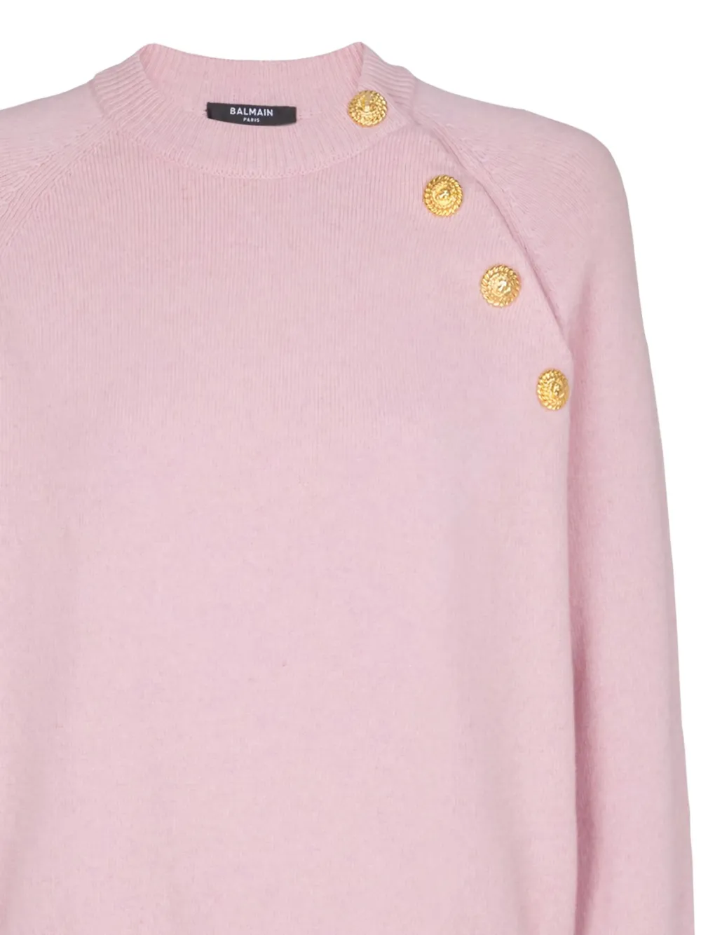 Balmain Short Sweater Clothing In Pink