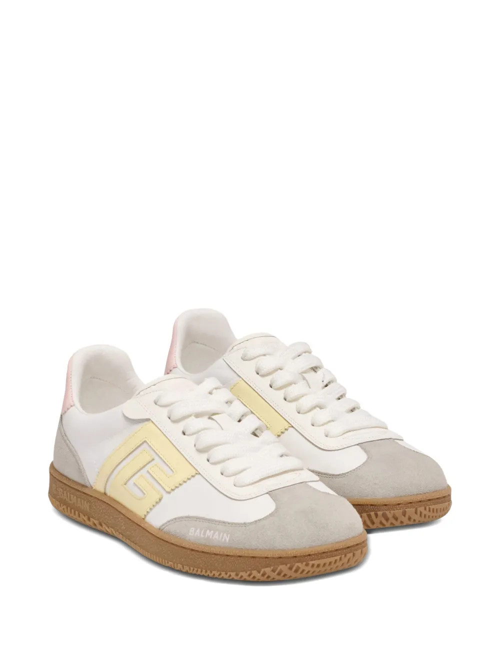 Balmain Swan sneakers met logodetail Wit