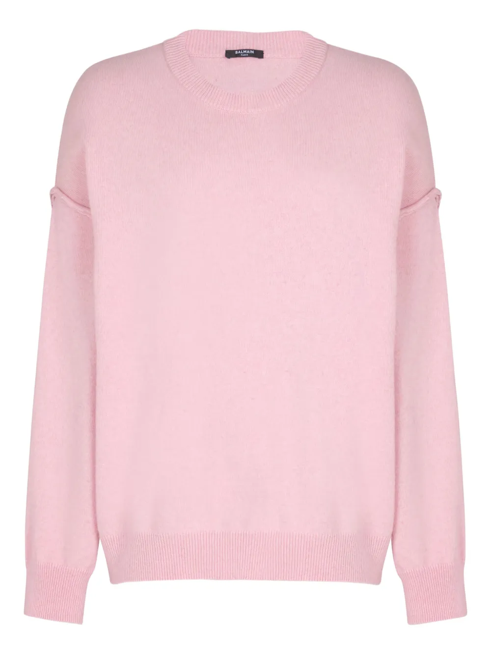 Balmain suéter de cachemira con cuello redondo | rosado | Image 1