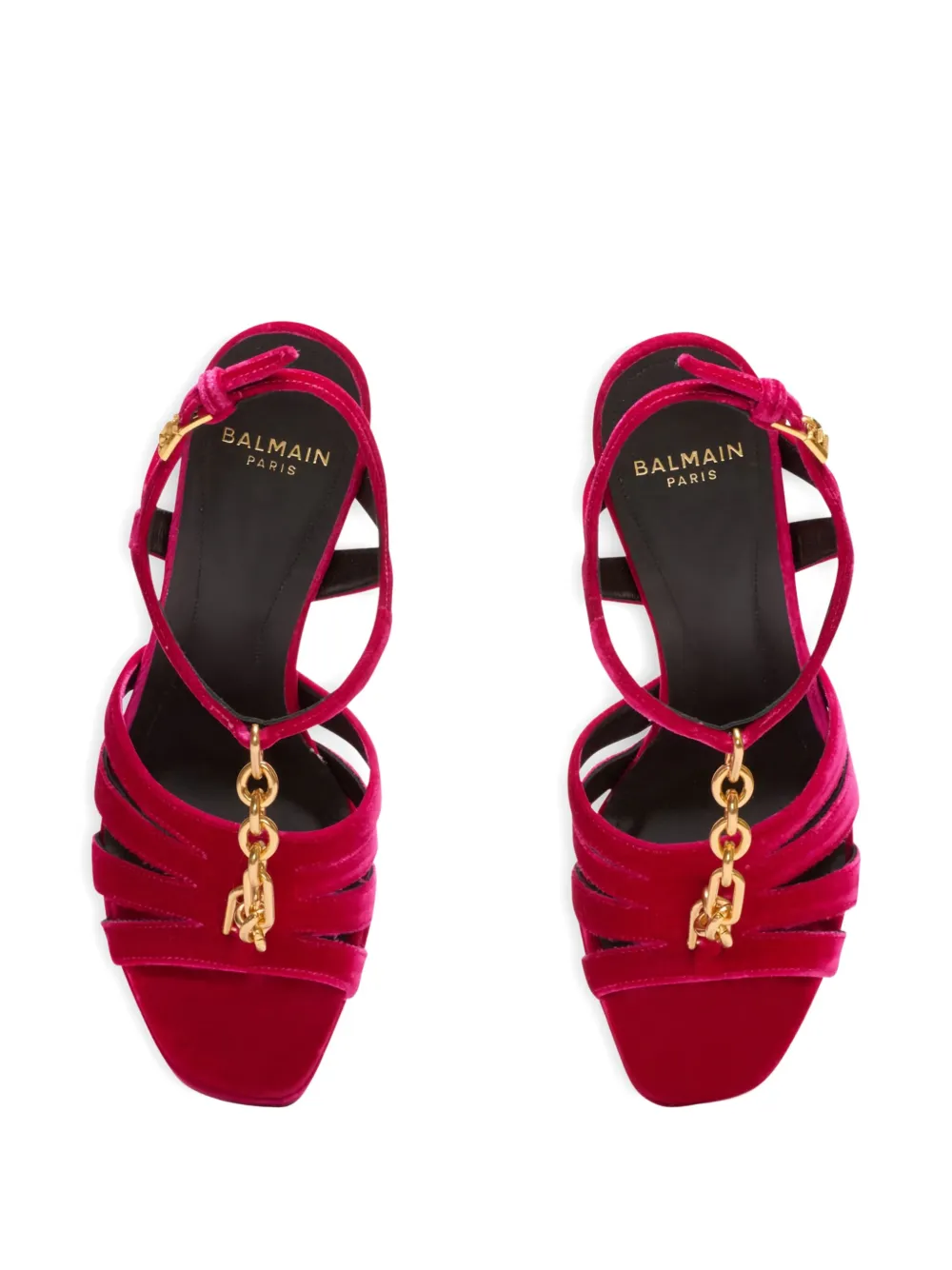 Balmain Sandalen met open neus Roze