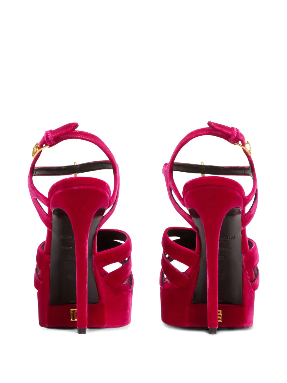 Balmain Sandalen met open neus Roze