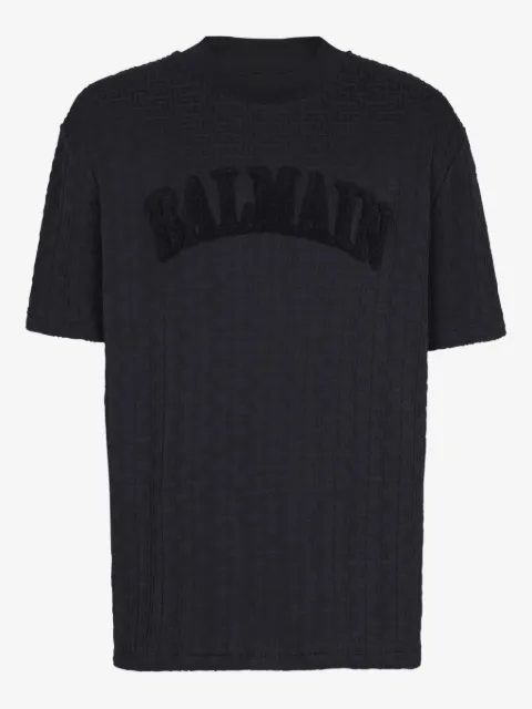 Balmain Terry monogram T-shirt