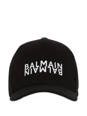 Balenciaga ロゴ キャップ | ブラック | FARFETCH JP