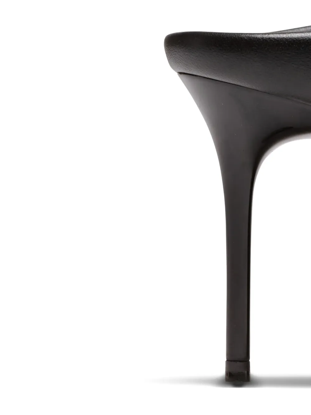 Balmain 75 mm muiltjes met piercing detail Zwart