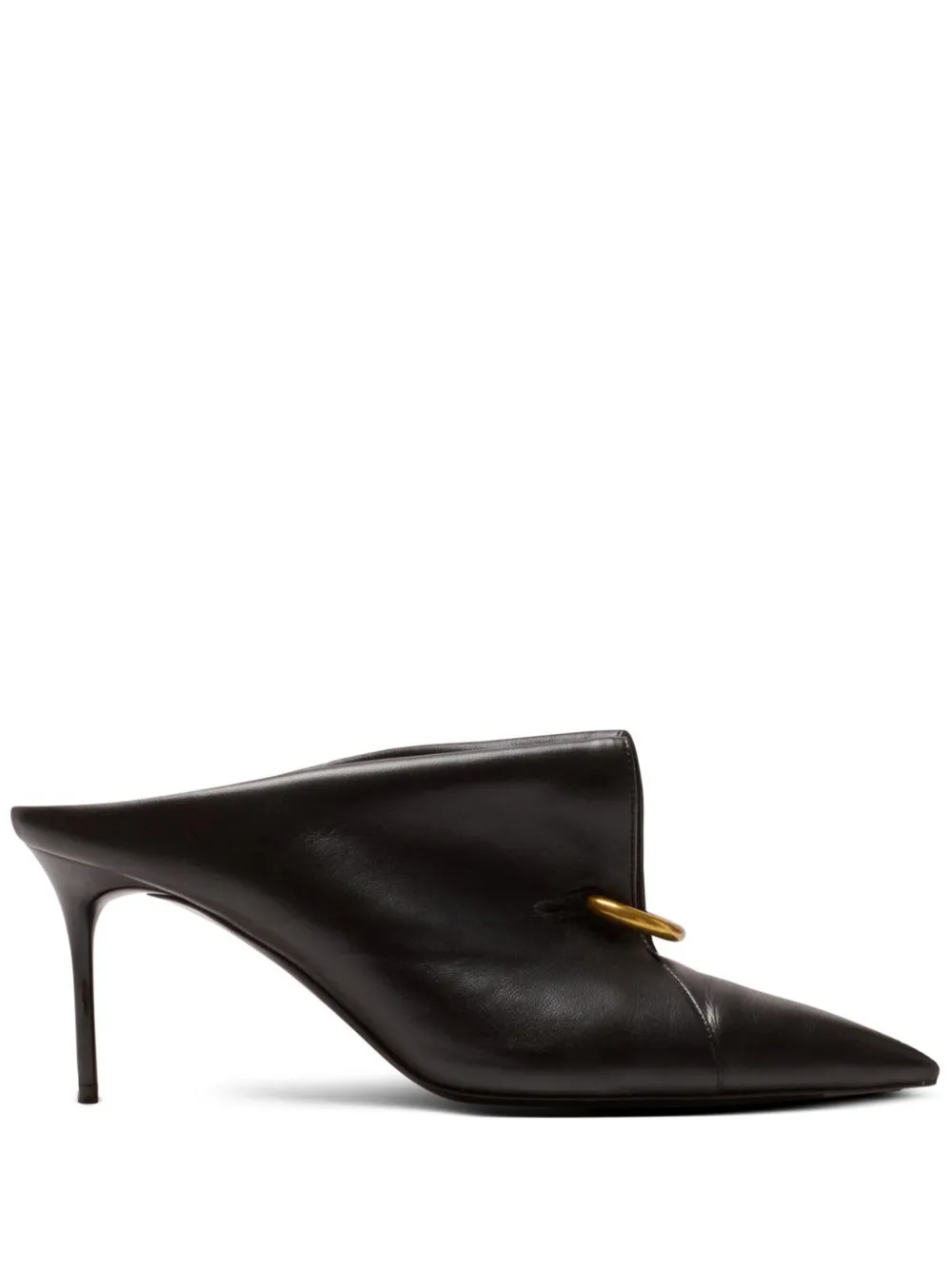 Balmain Mules con piercing 75mm - Nero