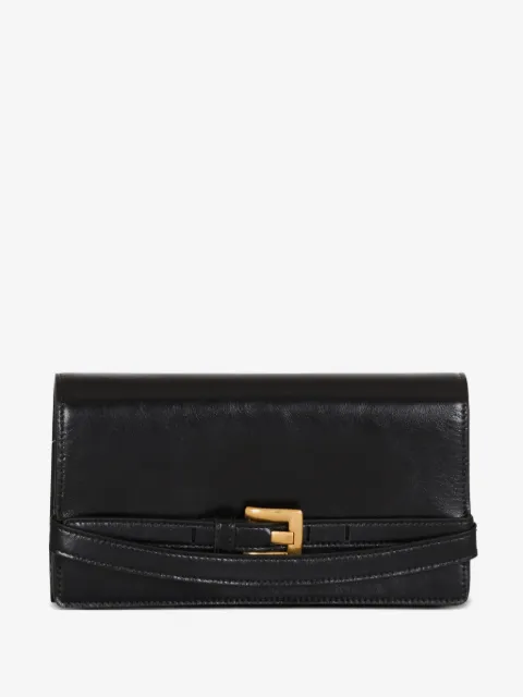 Balmain belt-detail clutch bag
