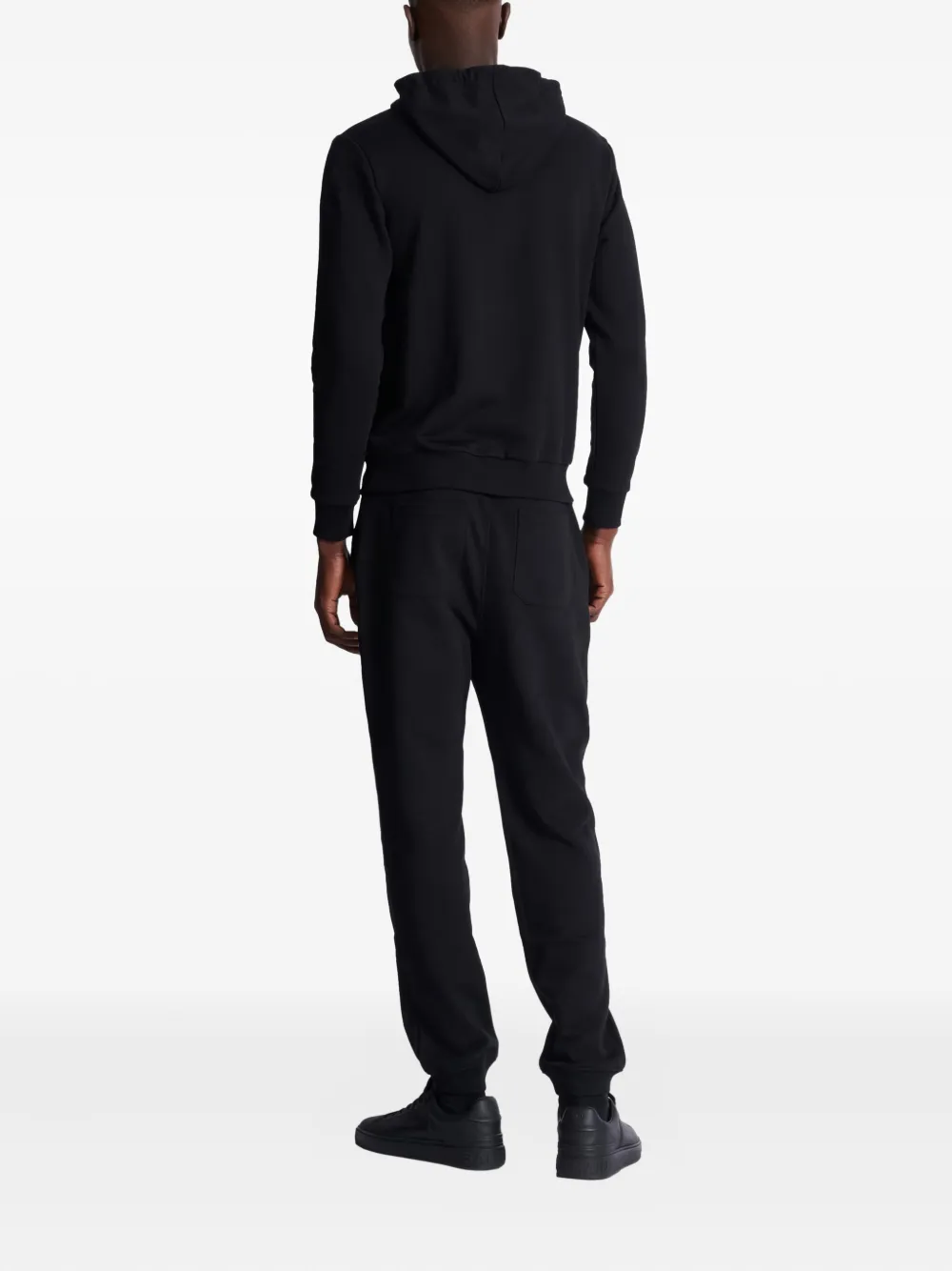 Balmain Hoodie met rits Zwart