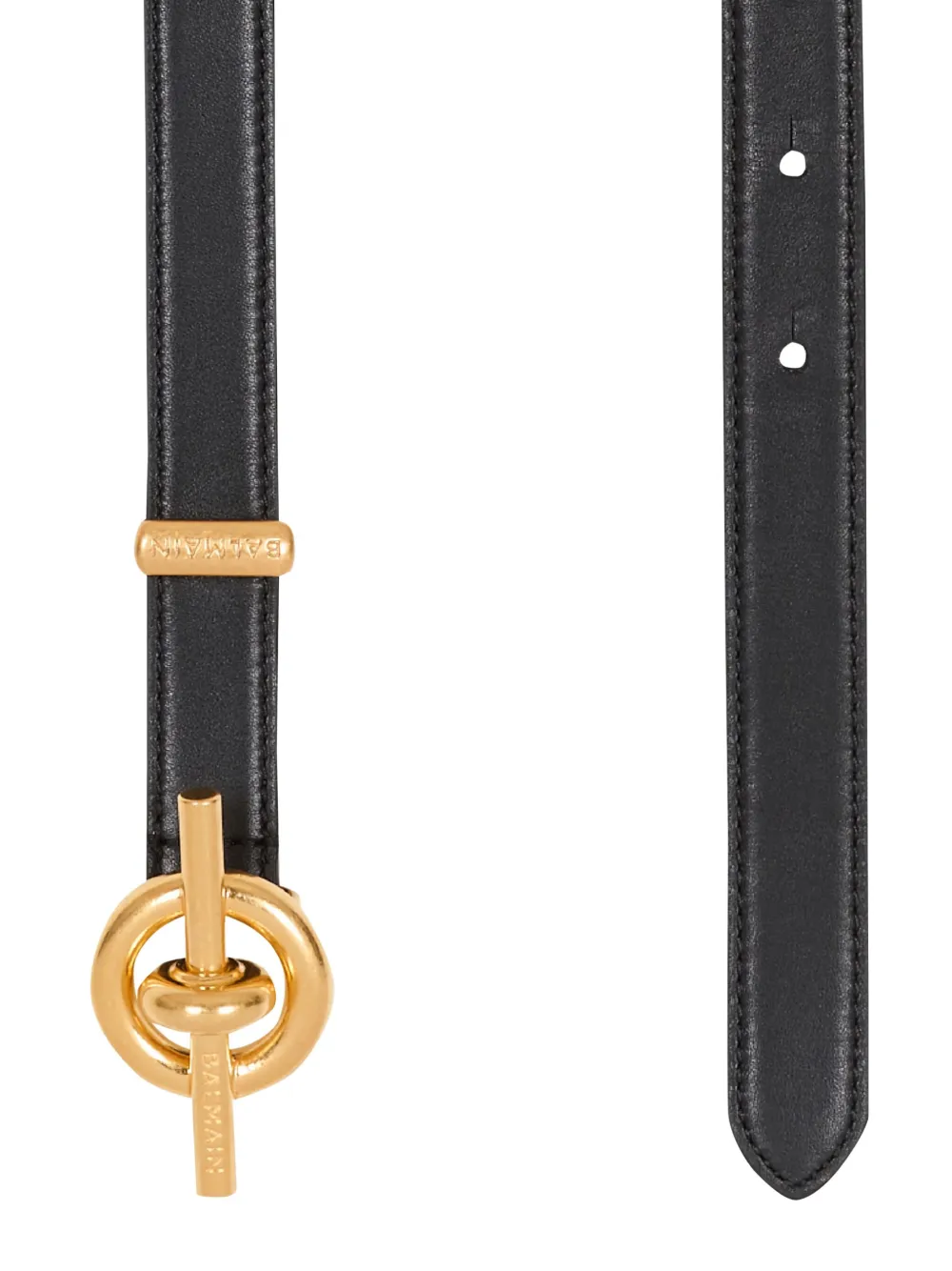 Balmain T-bar Belt In Black