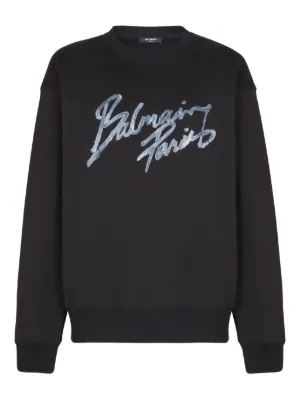 BALMAIN ロゴトレーナー Balmain x Pokémon all-over Printed Sweatshirt | Black | FARFETCH