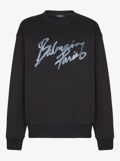 Balmain sweat à logo imprimé