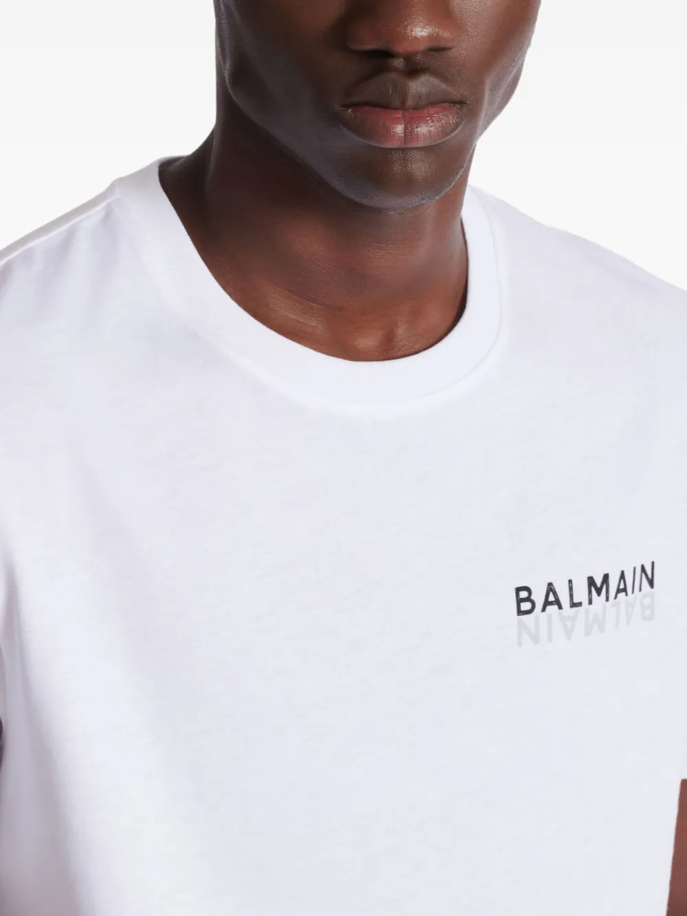 Balmain T-shirt met print Wit