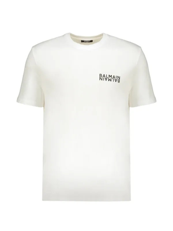 Balmain Print T-shirt | White | FARFETCH