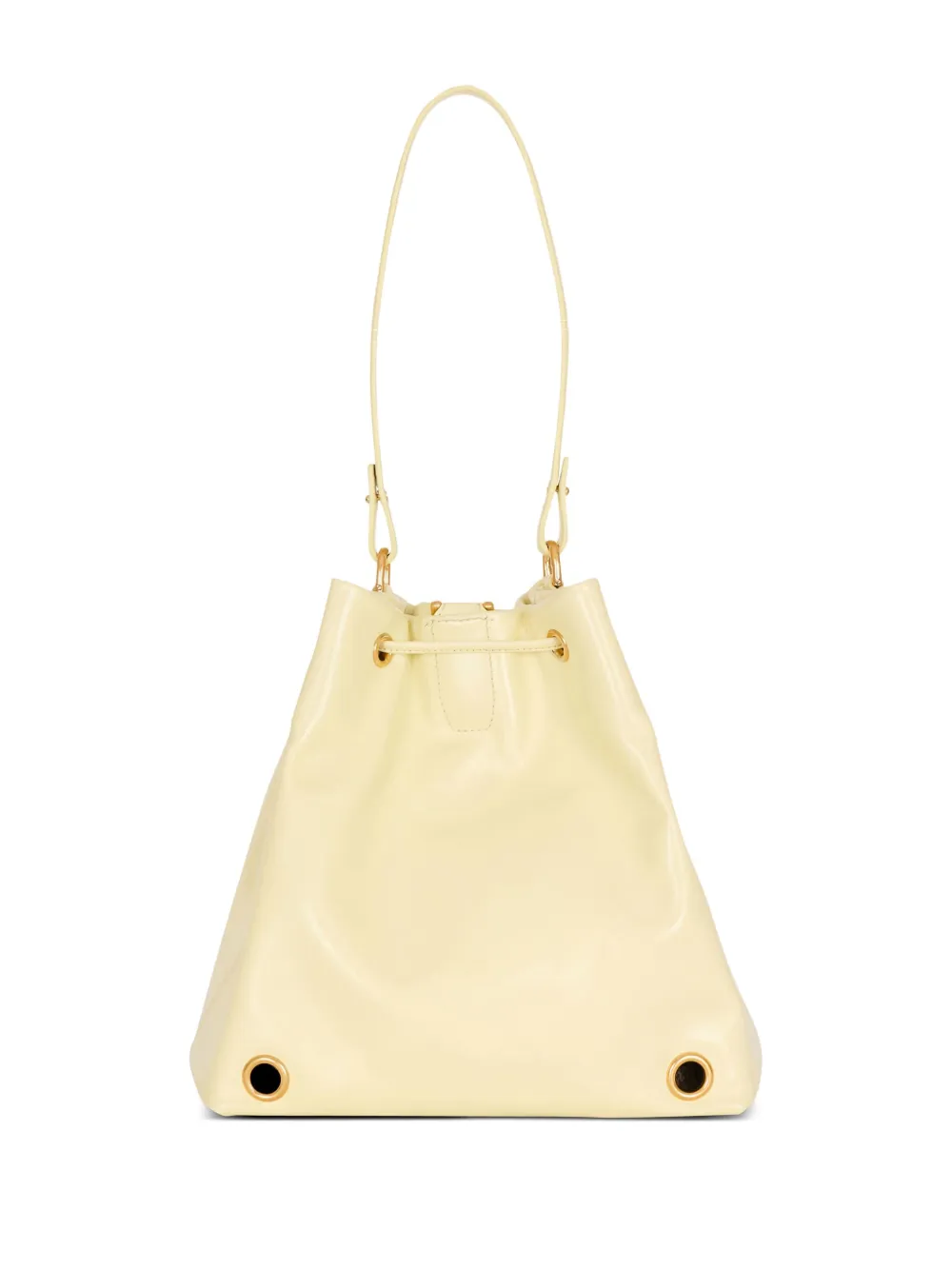 Balmain Pulse leren schoudertas - Geel