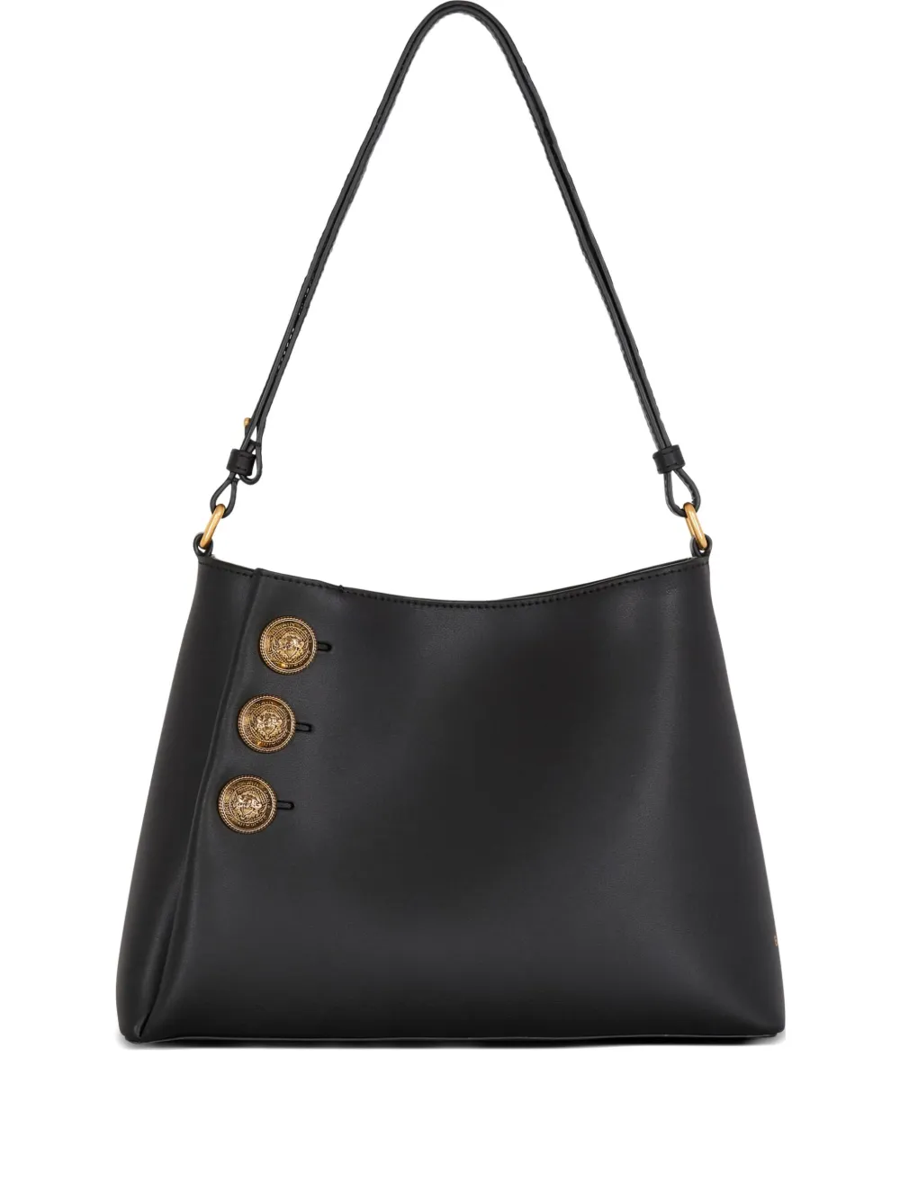 Balmain Borsa a spalla Emblème - Nero