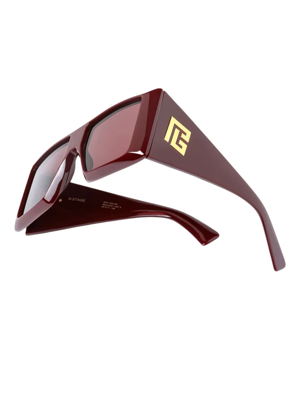 Balmain B-stage Square-frame Sunglasses In Brown