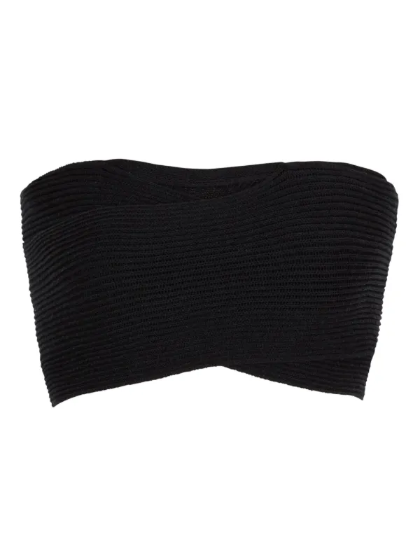 Balmain zip-fastening Top | Black | FARFETCH ID