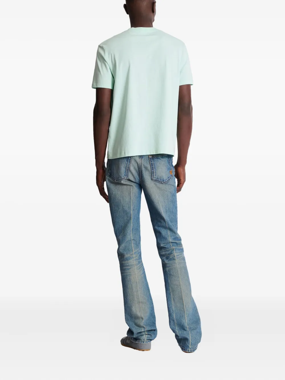 Balmain T-shirt met print Groen