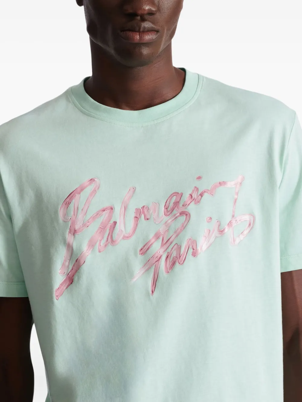 Balmain T-shirt met print Groen